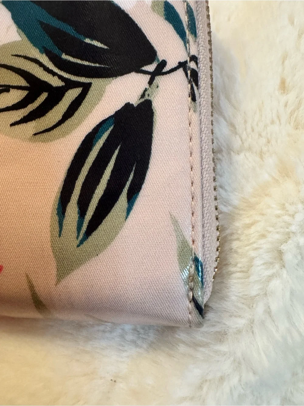 kate spade Pink Floral Zip-Around Wallet